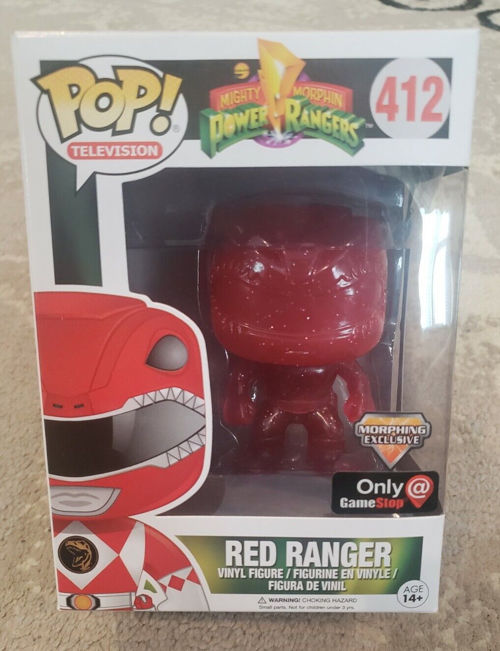 Funko Pop: Power Rangers - Red Ranger (Teleporting) - Includes Pop Protector 