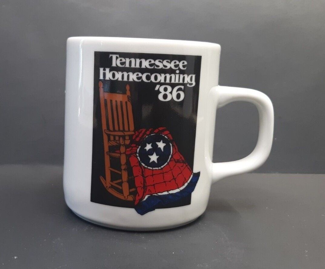 Vintage 1986 Tennessee Homecoming Coffee Cup
