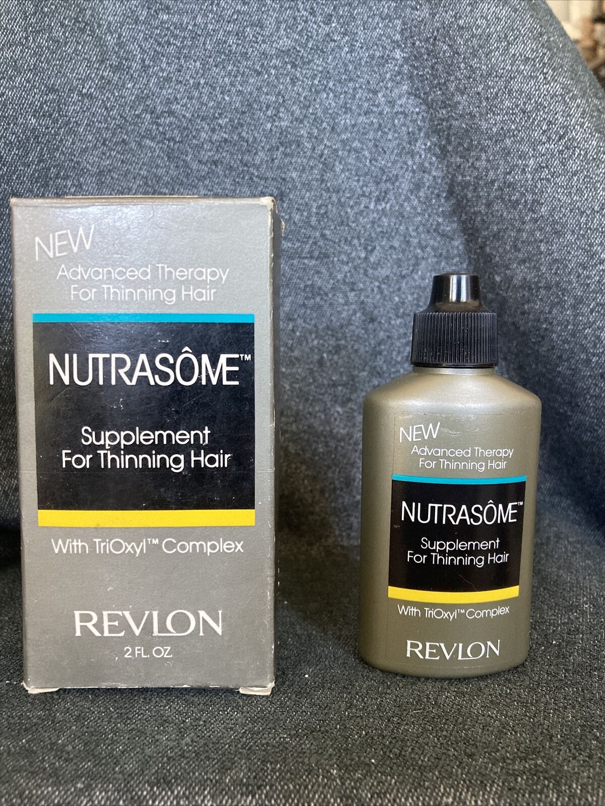 Vintage Revlon Nutrasome Advance Therapy for Thinning Hair w/ TriOxyl Complex