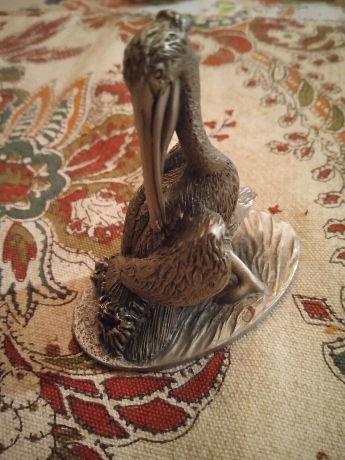Hudson Pewter Pelican Figurine 