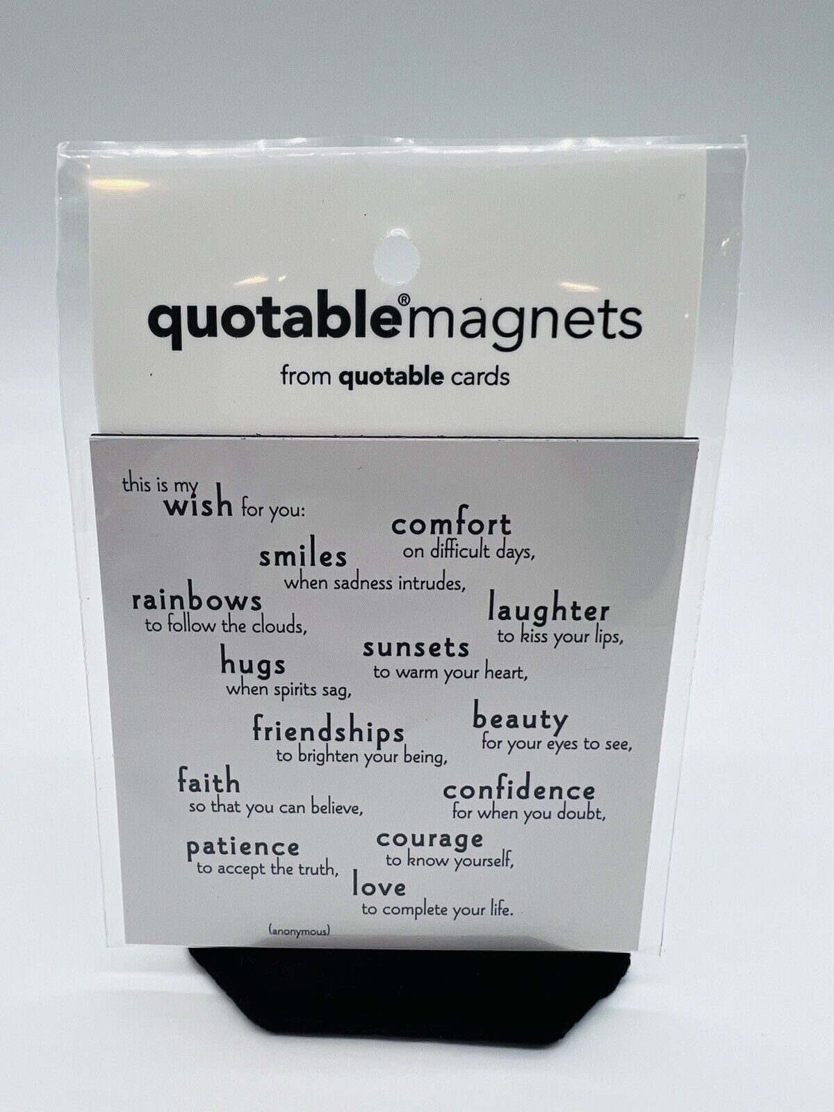 NEW QUOTABLE MAGNET THIS IS MY WISH FOR YOU 3.5x3.5 BY QUOTABLE CARDS 
