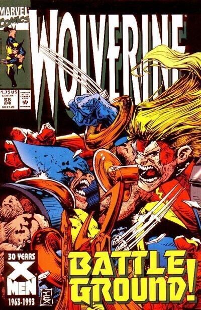 Wolverine (1988) #68 (4/1993) Direct Market VF Stock Image