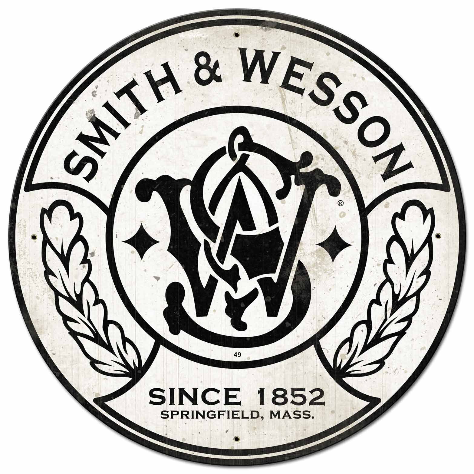 SMITH & WESSON SINCE 1852 SPRINGFIELD MA 28\