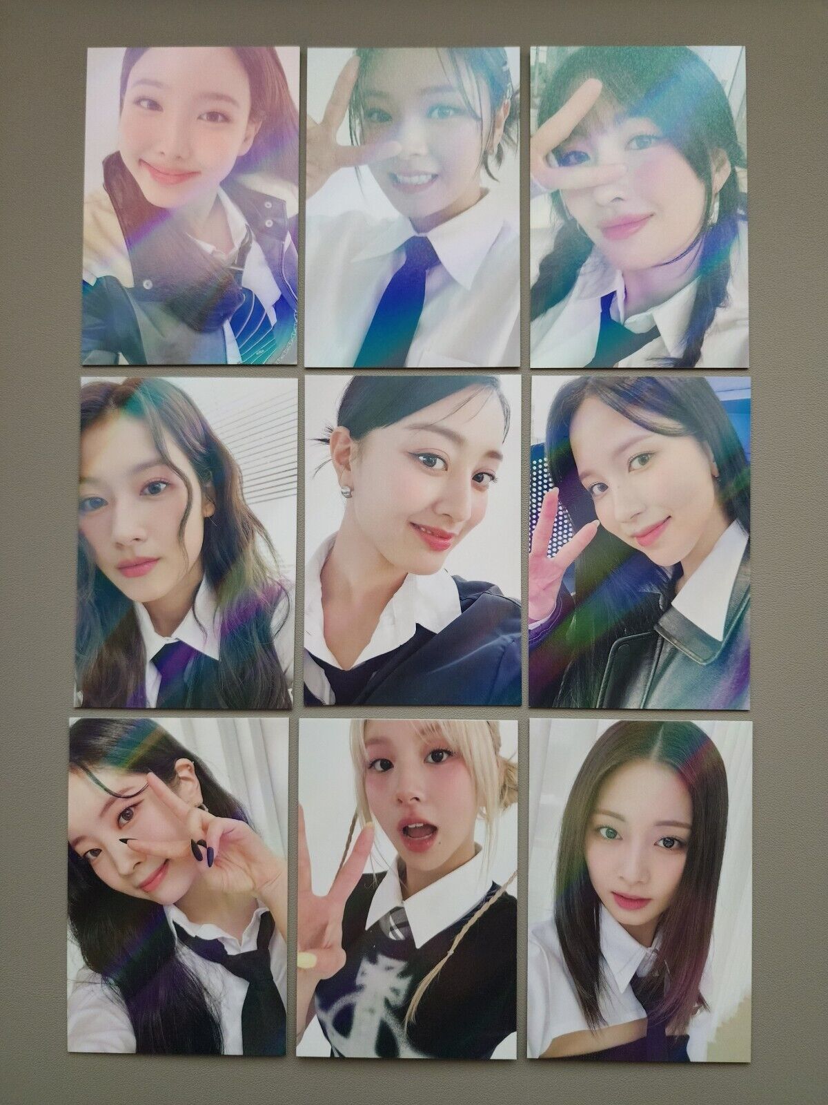 TWICE 5th World Tour Ready To Be Official Photocard Trading Card Holographic Set