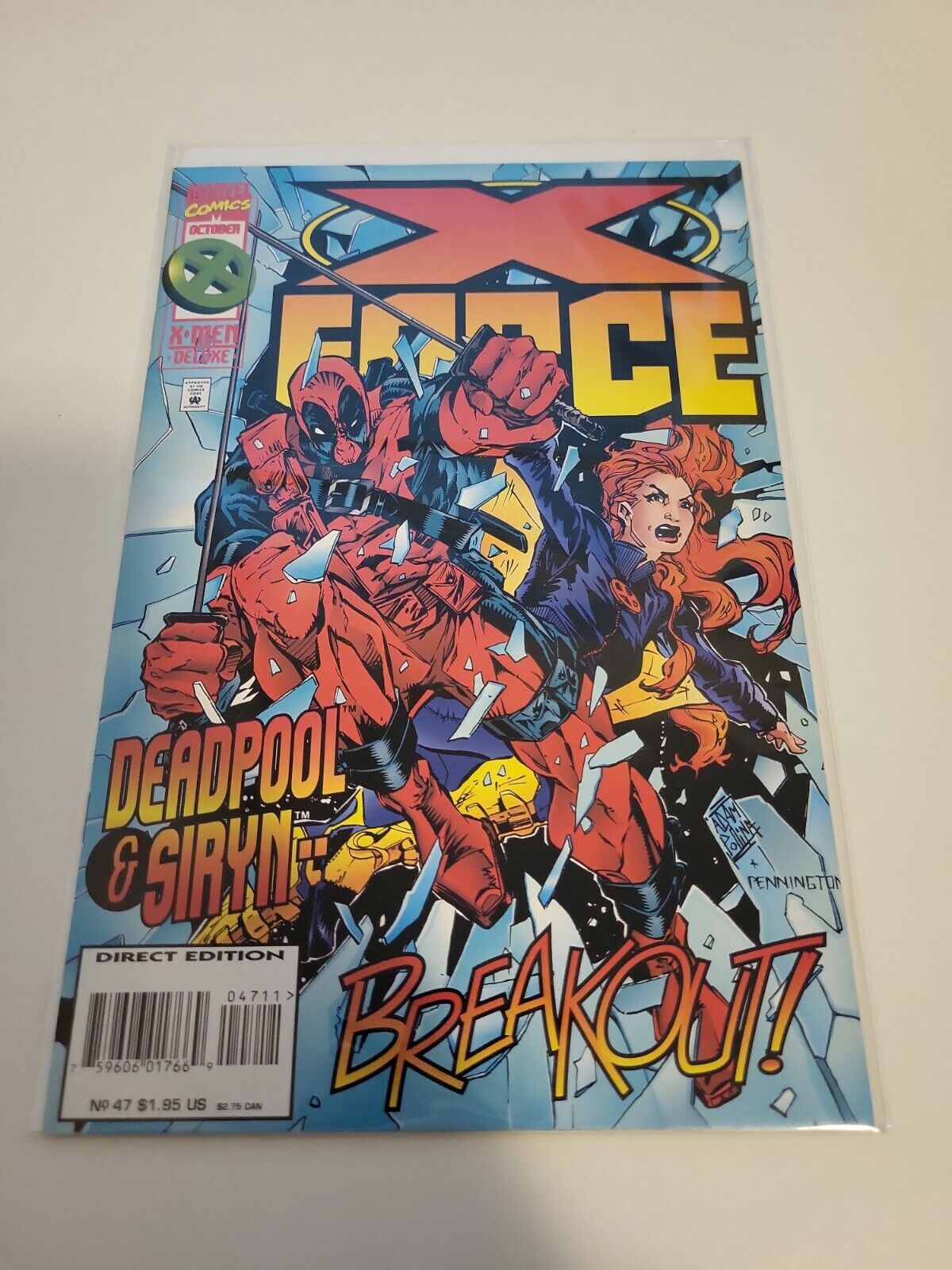 X-Force #47 Deadpool Cover