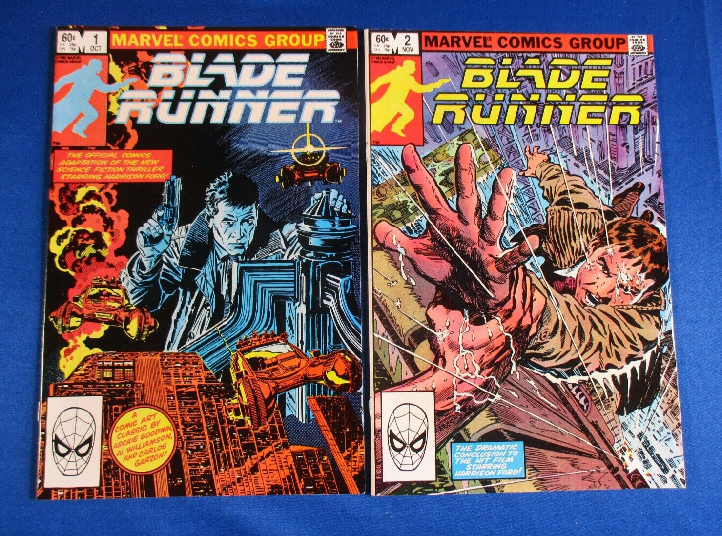 Blade Runner # 1 2 Marvel Comics Complete Set 1982 High Grade Books