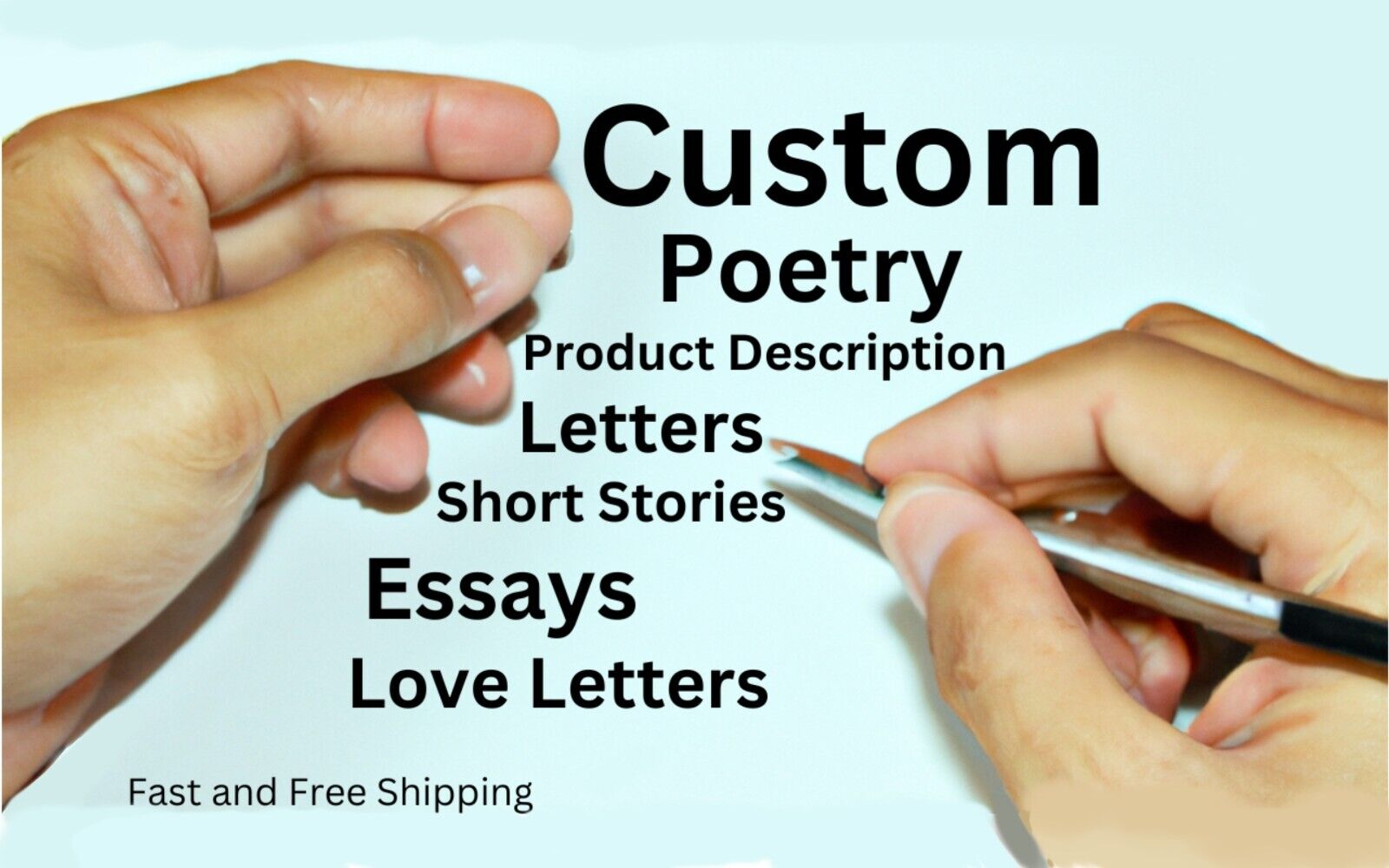 Custom Poetry, Product Description, Letters, Short Stories, Essays, Love Letters