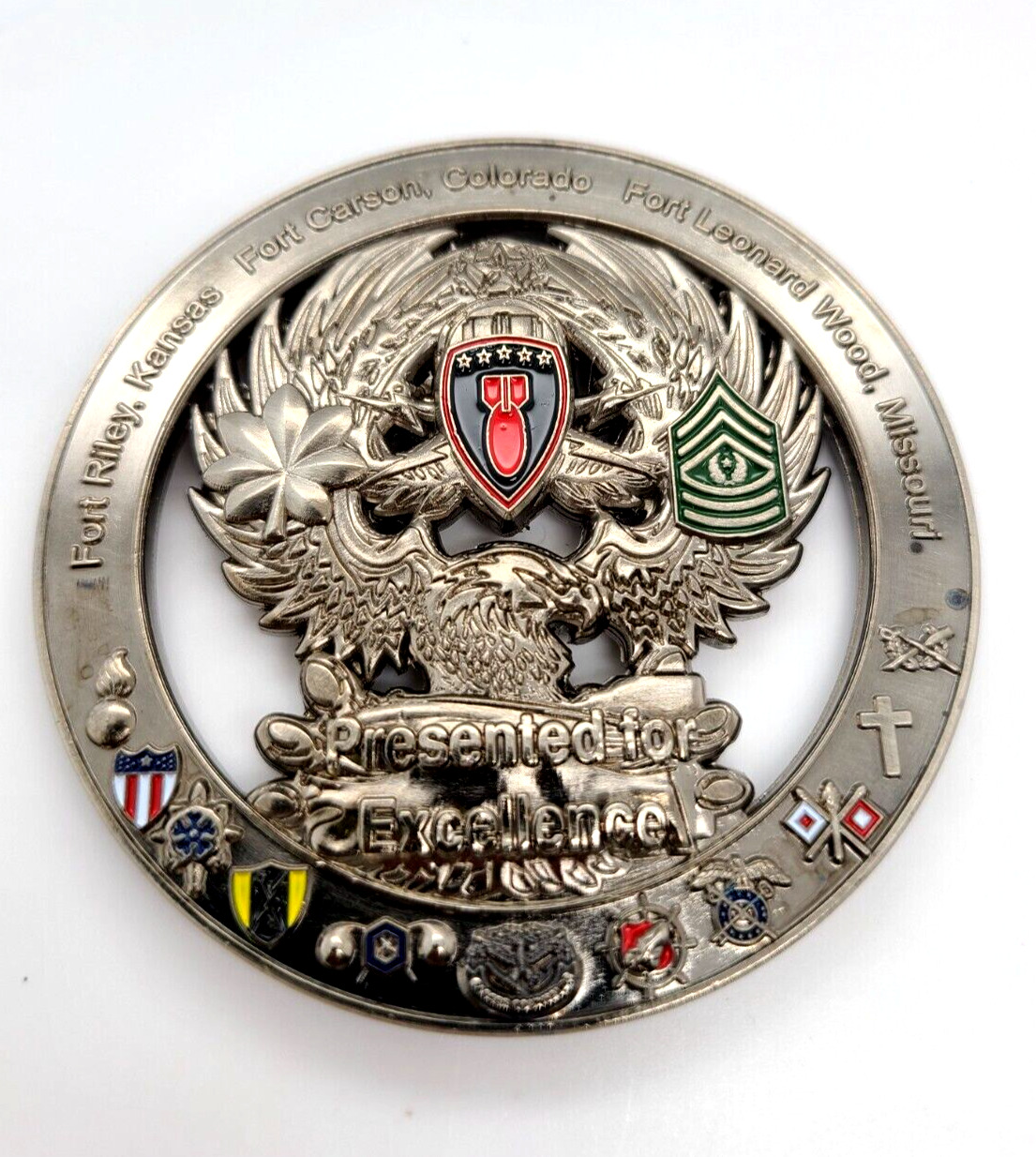 774th EOD CO 764th EOD CO 749th EOD CO Army Presented For Excellence Coin Medal