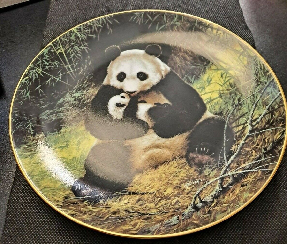 1988 THE PANDA BY WILL NELSON PLATE NO 13798K COLLECTOR PLATE   e3525DXX 