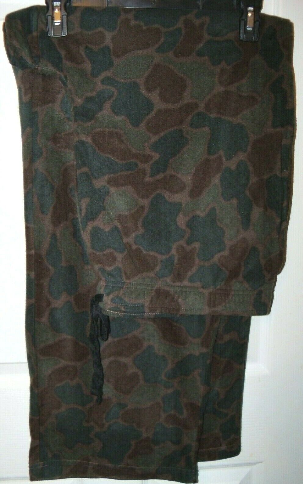Croft & Barrow Camouflage Camo Fleece Sleep Lounge Pajama PJ Pants Mens XL NWT  