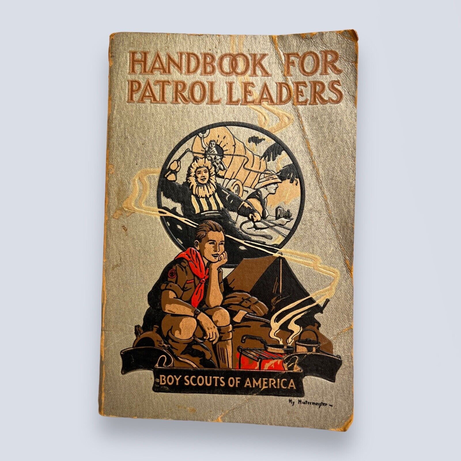 Vintage 1936 Handbook For Patrol Leaders Boy Scouts Of America BSA Book