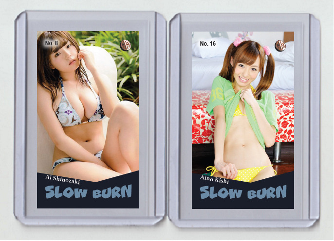 Aino Kishi rare MH Slow Burn #\'d x/3 Tobacco card no. 16