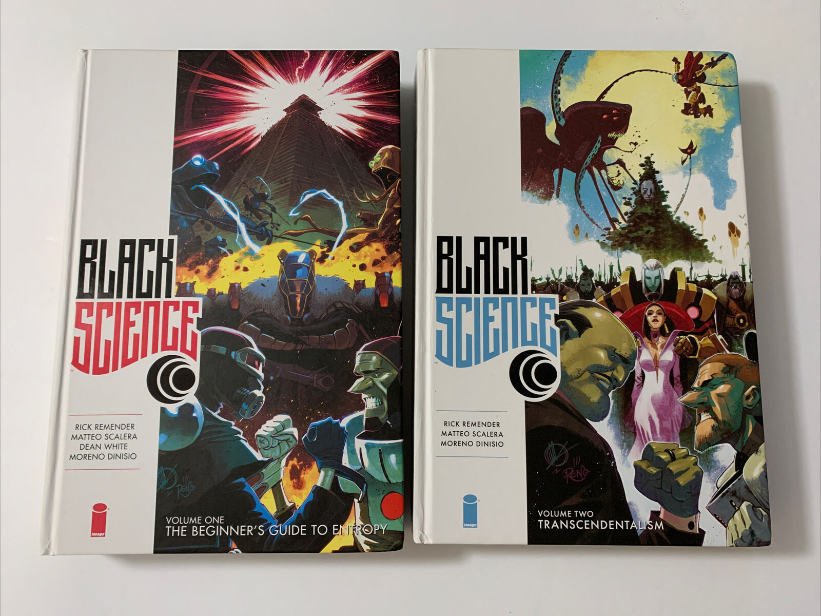 Black Science Image Comics Hardcover Graphic Novel Set of Vol 1 & 2 Remender OOP