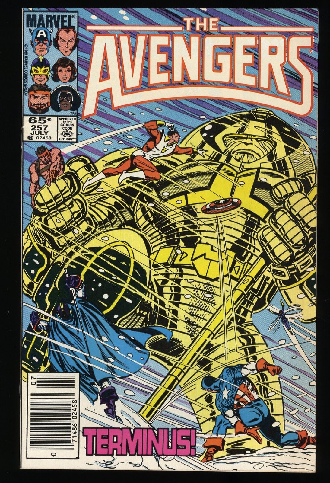 Avengers #257 NM- 9.2 Newsstand Variant 1st Appearance Nebula Terminus