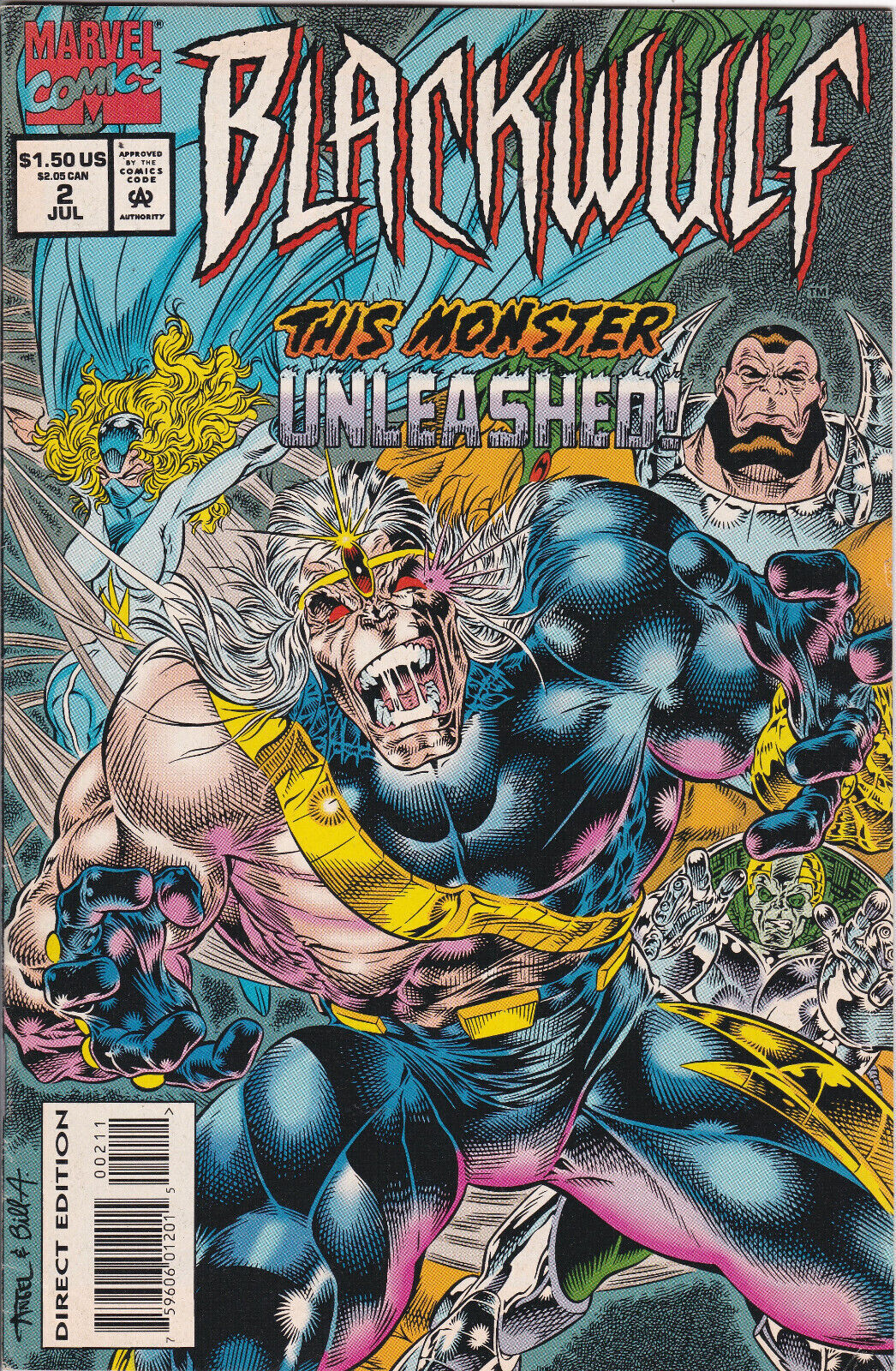 Blackwulf #2  (1994-1995) Marvel Comics, High Grade