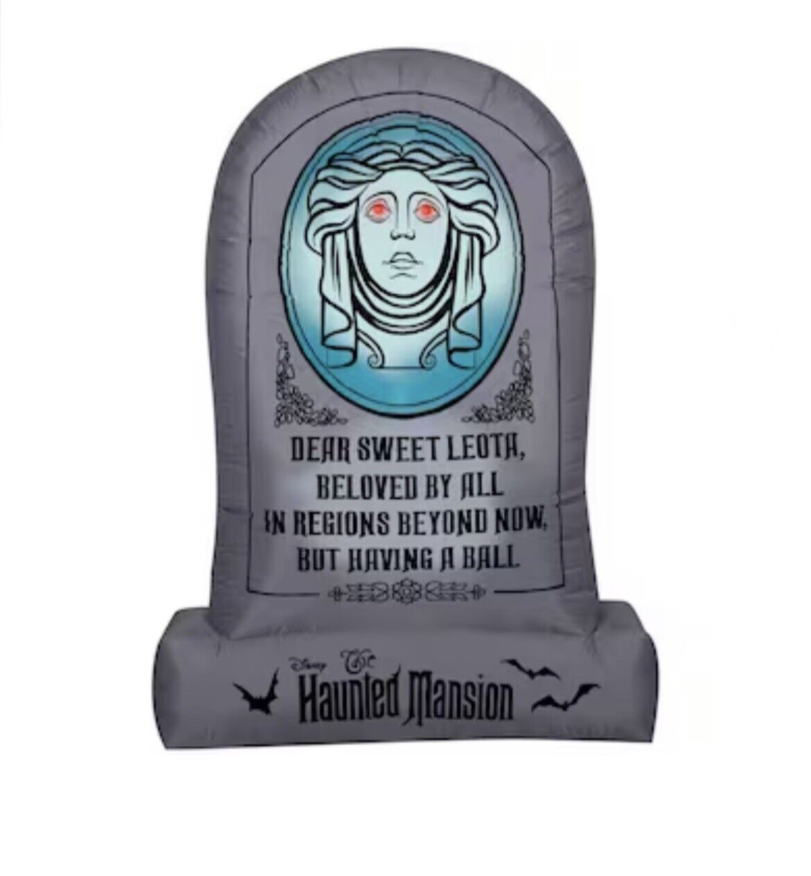 DISNEY HAUNTED MANSION MADAME LEOTA INFLATABLE TOMBSTONE WITH SOUND LIGHTS NEW