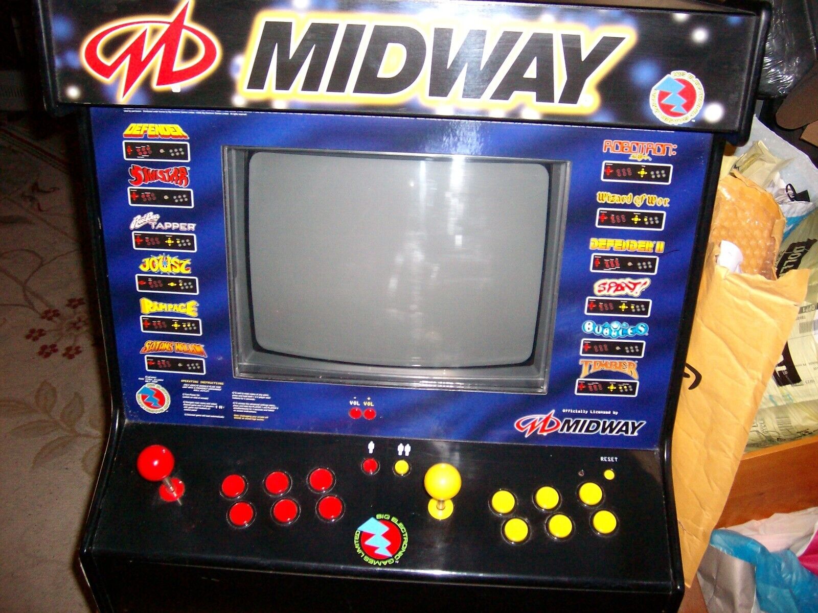 Midway 12 Game Classic Arcade System. On a scale of 1to 10 its a 10.Nice Vintage