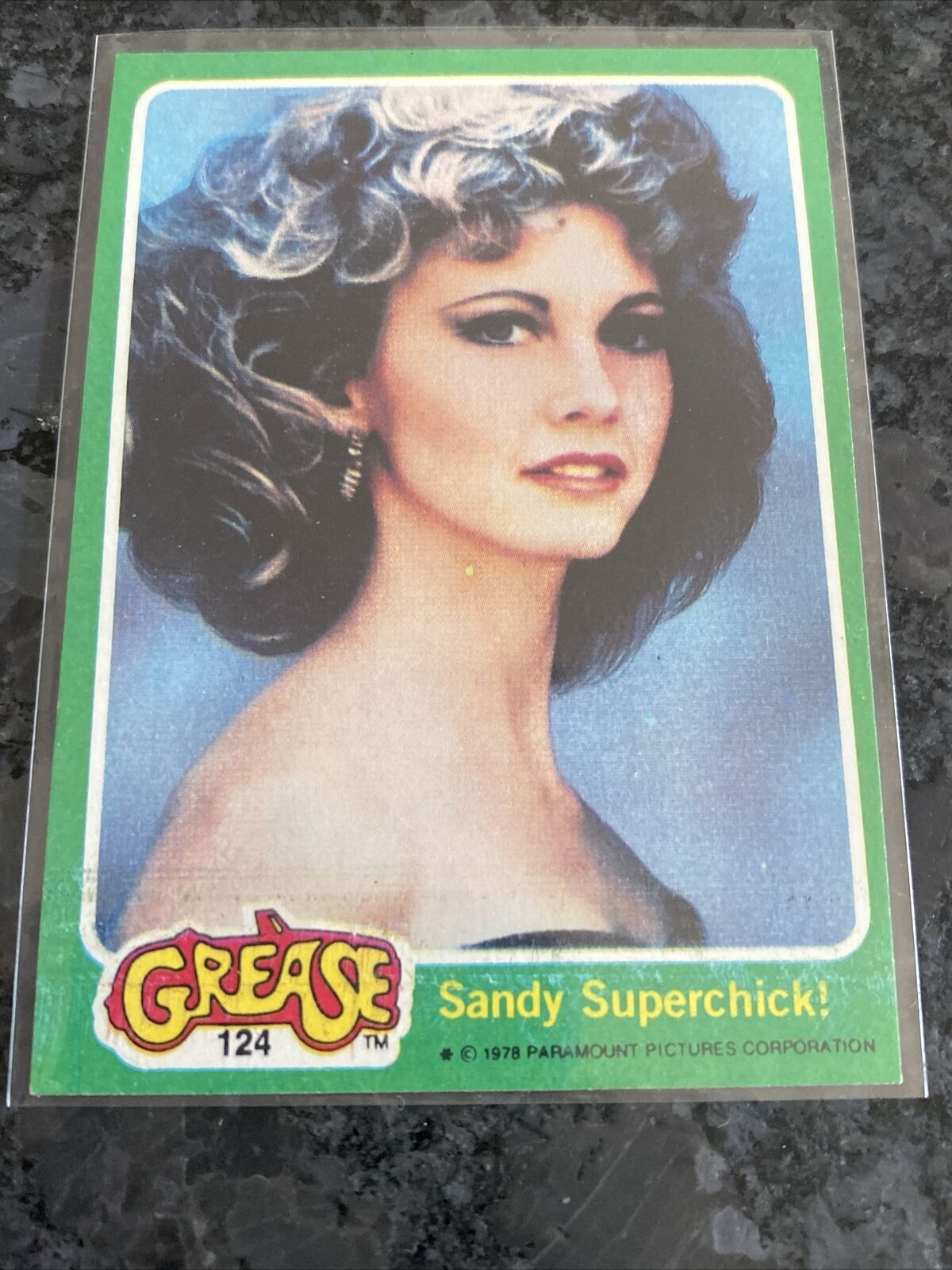 1978 Topps Grease #124 Sandy Superchick Beautiful Card 