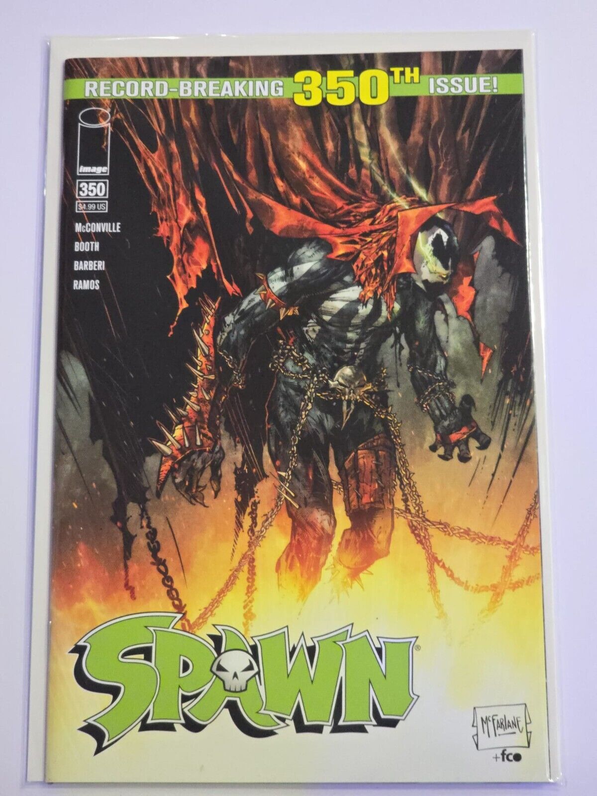 Spawn #350  Image Comics 2024 McFarlane Cover Variant B 1st Print NM