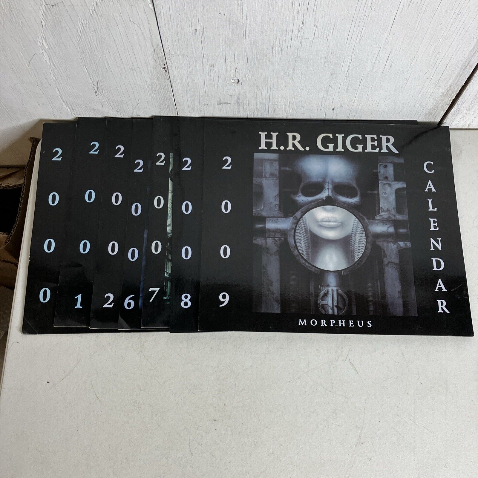 Vintage H.R. Giger Calendar of Fantastique Morpheus Lot of 7 2000-2002 2007-2009