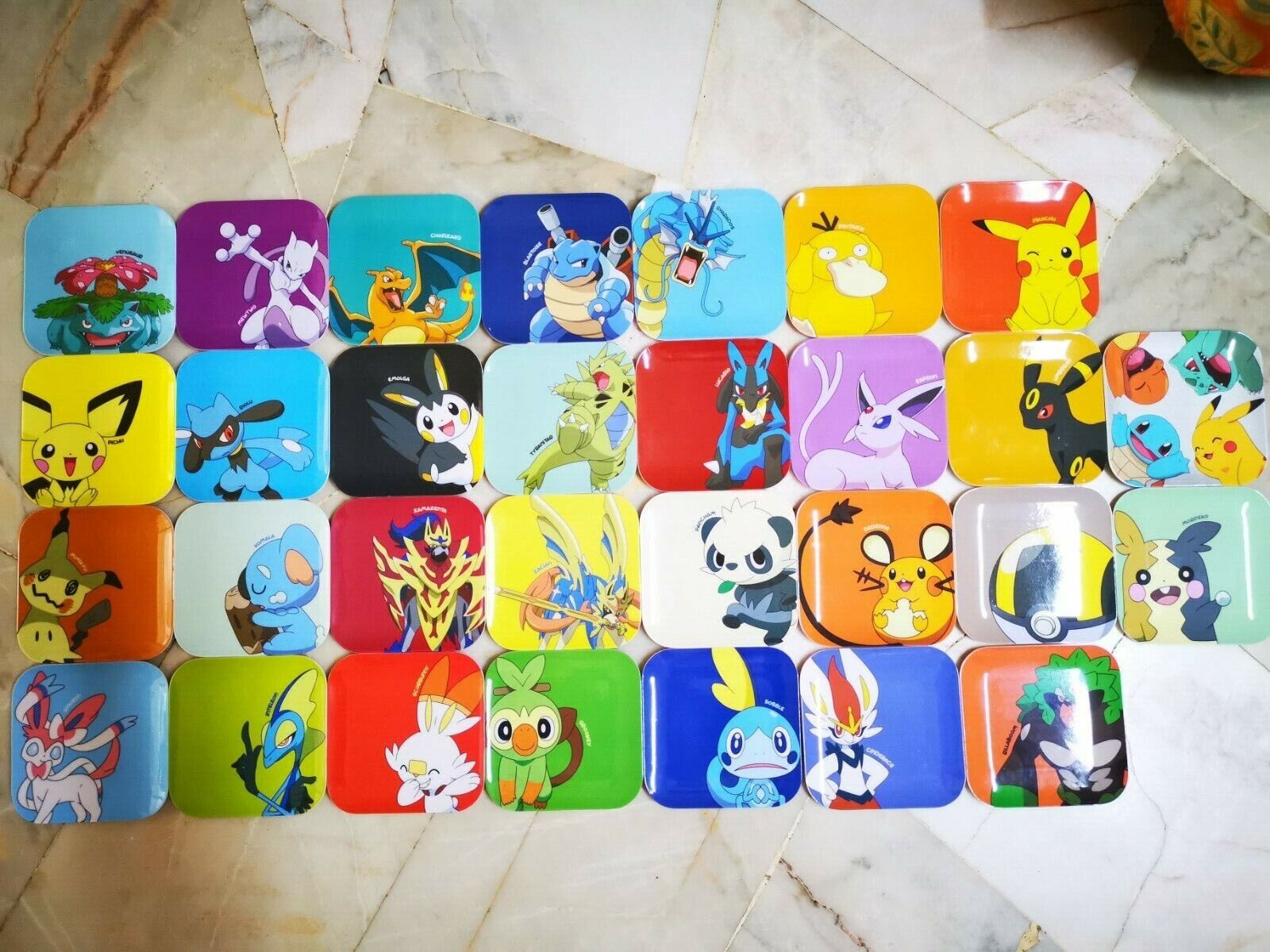 30 Pokemon Asia Plates RARE Limited Edition Collectible Pokémon Collector Item