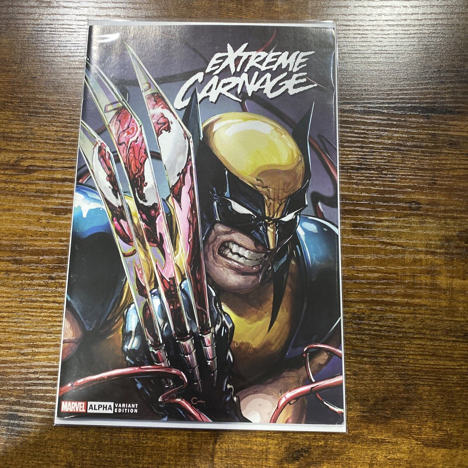 EXTREME CARNAGE ALPHA #1 * NM or Better * CLAYTON CRAIN WOLVERINE TRADE VARIANT