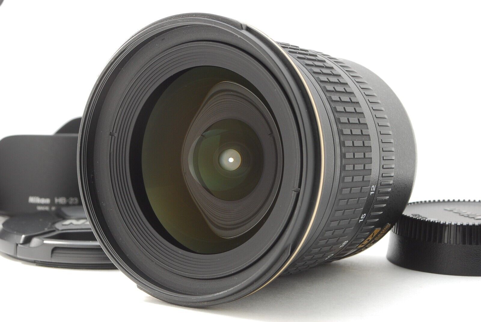 【MINT】 Nikon AF-S DX 12-24mm F4 G ED IF L withRear cap,Hood　from JAPAN #20230503