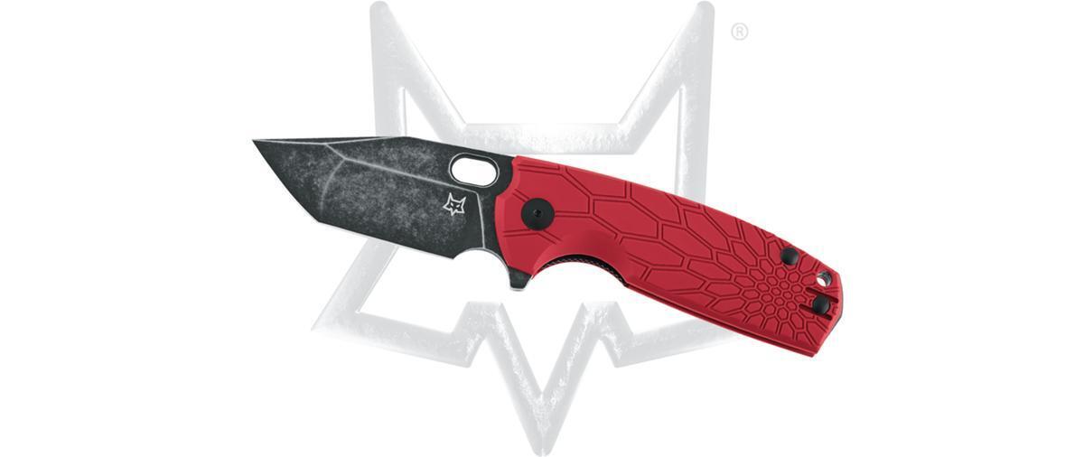 FOX KNIVES Core Tanto FX-612 RB Liner Lock Red FRN N690Co Pocket Knife Stainless