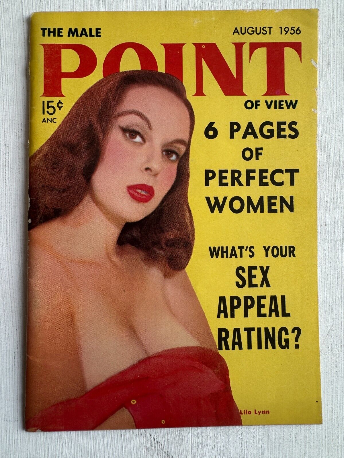 Pocket August 1956 The Male Point of View- Men's Magazine w/ Pinup Girls