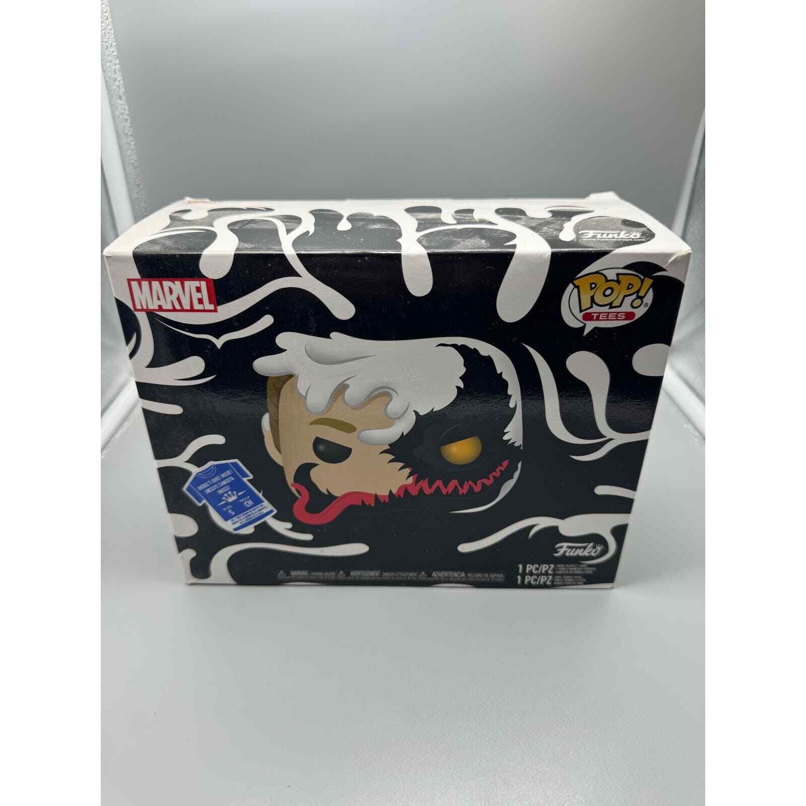 Funko Pop Marvel: Anti-Venom GITD #401 & Shirt (Small) SEALED Box