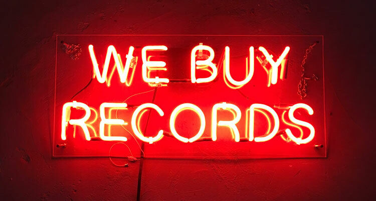 New We Buy Records Neon Light Sign 14\