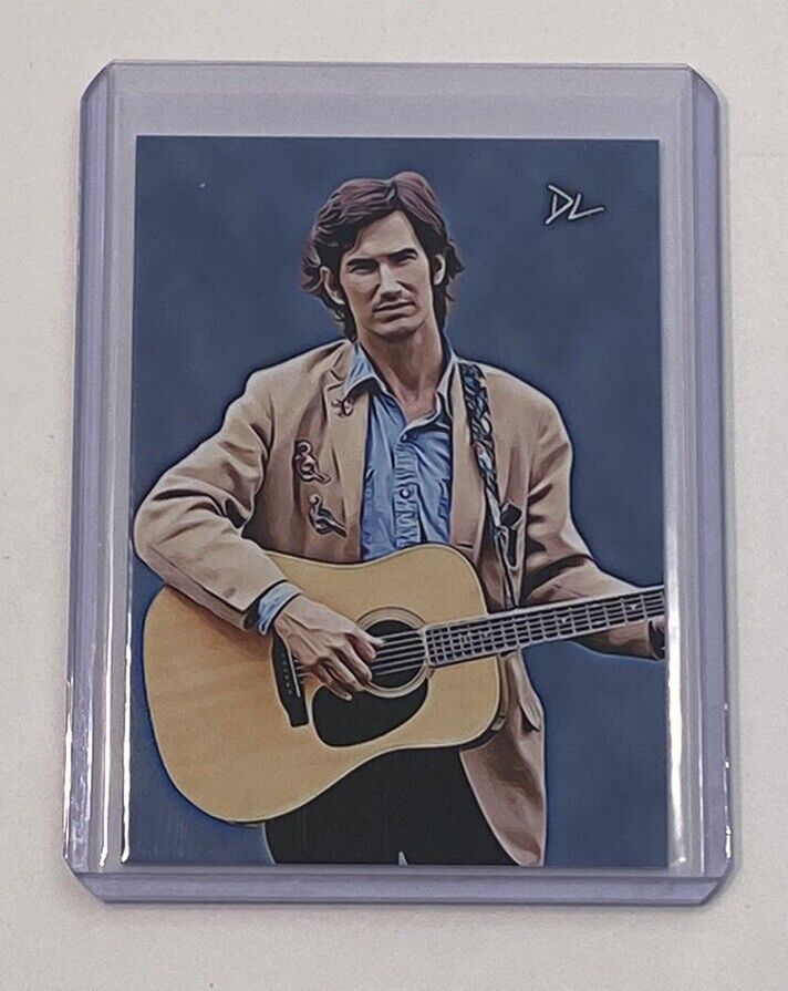 Townes Van Zandt Limited Artist Signed “Songwriting Icon” Trading Card 2/10