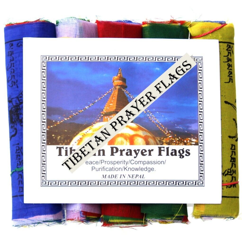 50 Tibetan Prayer Flag Buddhist Small , Multi Color prayer Flag, Small 4\