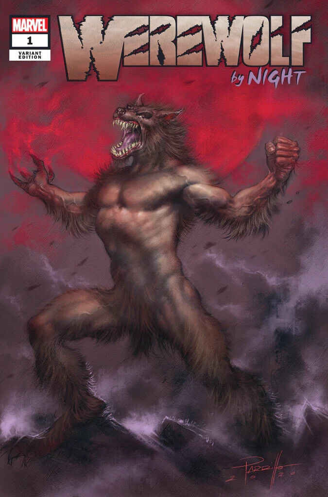 Werewolf by Night #1 Lucio Parrillo Trade Variant Cover Marvel Comics Dec 2020