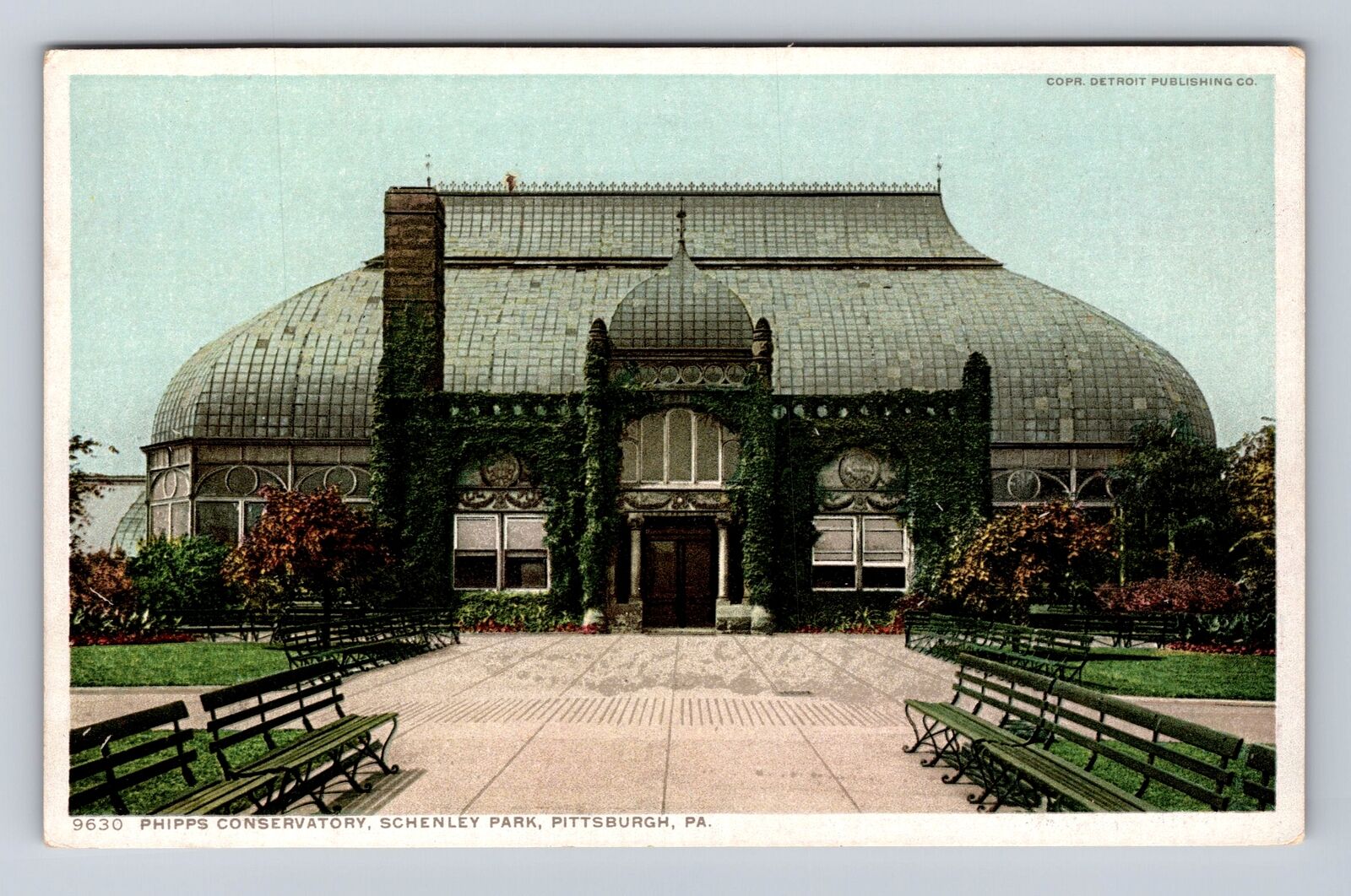 Pittsburgh PA-Pennsylvania, Phipps Conservatory, Schenley Park, Vintage Postcard