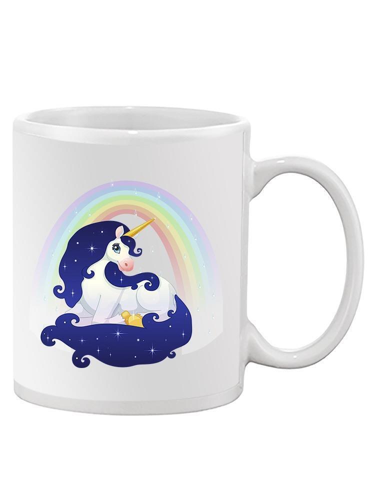 Unicorn Under A Rainbow Mug Unisex\'s -Image by Shutterstock