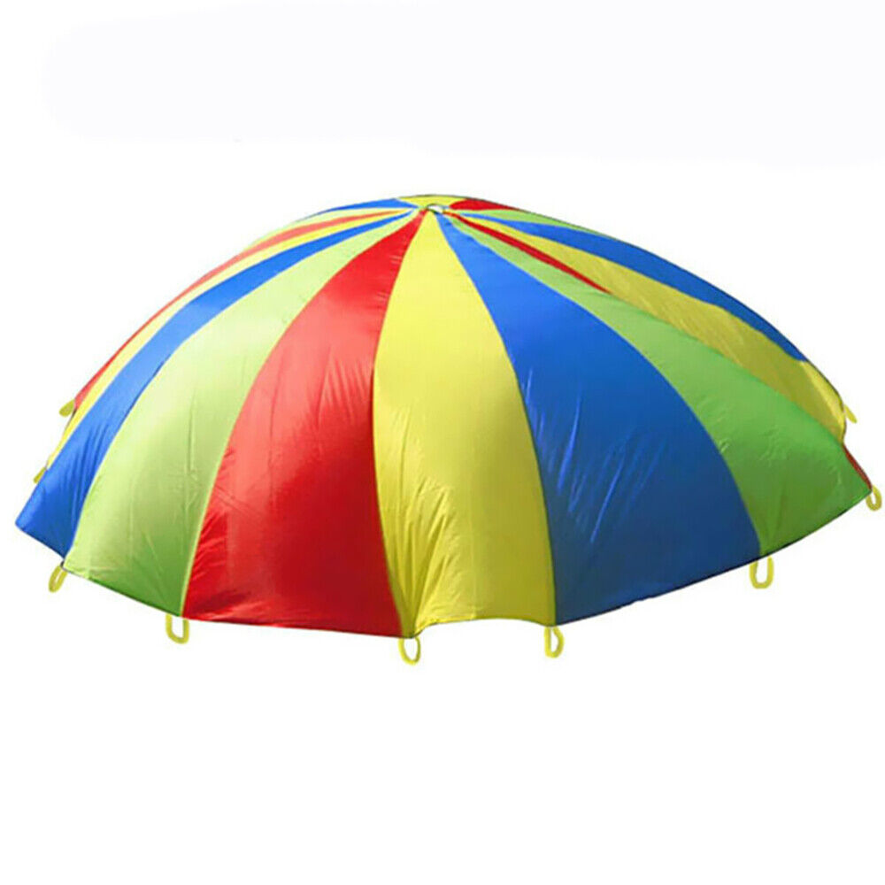 Trampoline Tent Cover for Camping Pe Rainbow Parachute Parachute Play for Babies