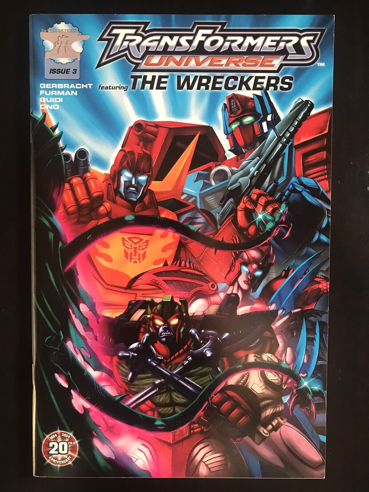 Transformers Universe Wreckers Botcon #3 Comic Book