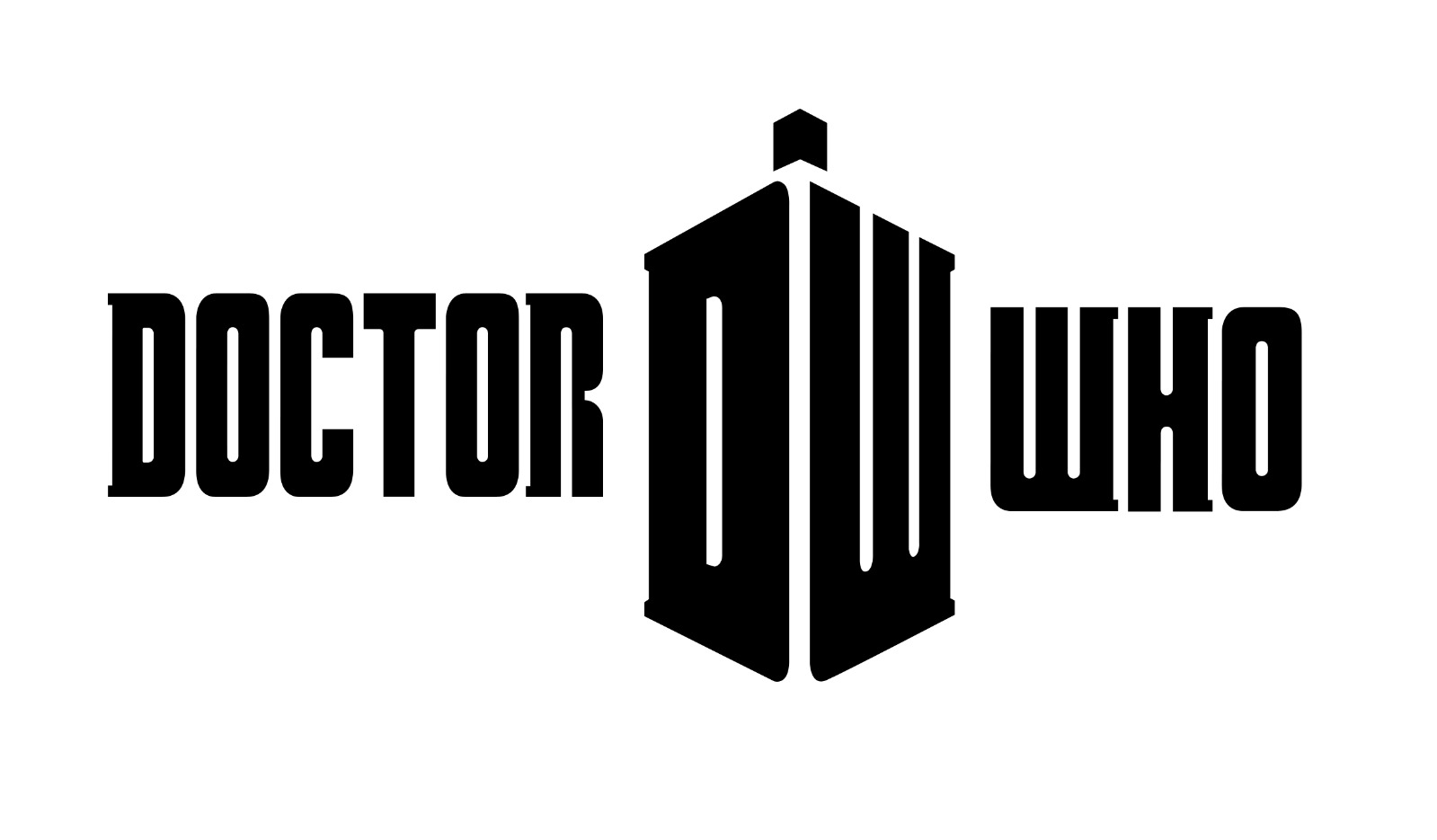 What Would The Doctor Do? - Black Vinyl Decal - Tardis, Time Lord, Doctor Who