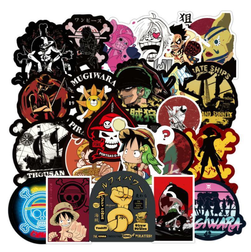 One Piece Stickers 100 Lot Anime Sticker Set