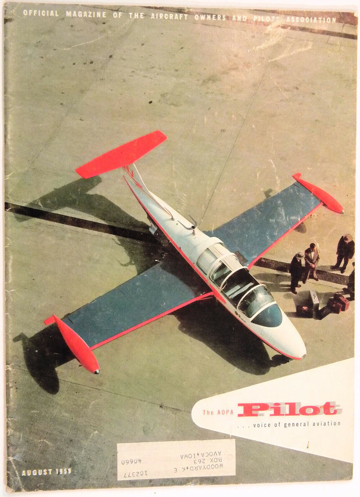 AOPA Pilot, Aug. 1959, Beech Looks After Its Own, Hypoxia, Omnigation, Vortices
