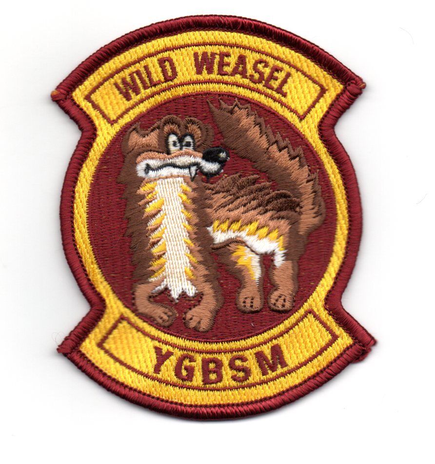 USAF Wild Weasel YGBSM patch US seller  F-100 F-105 F-4 F-16 SAM  ECM  Vietnam
