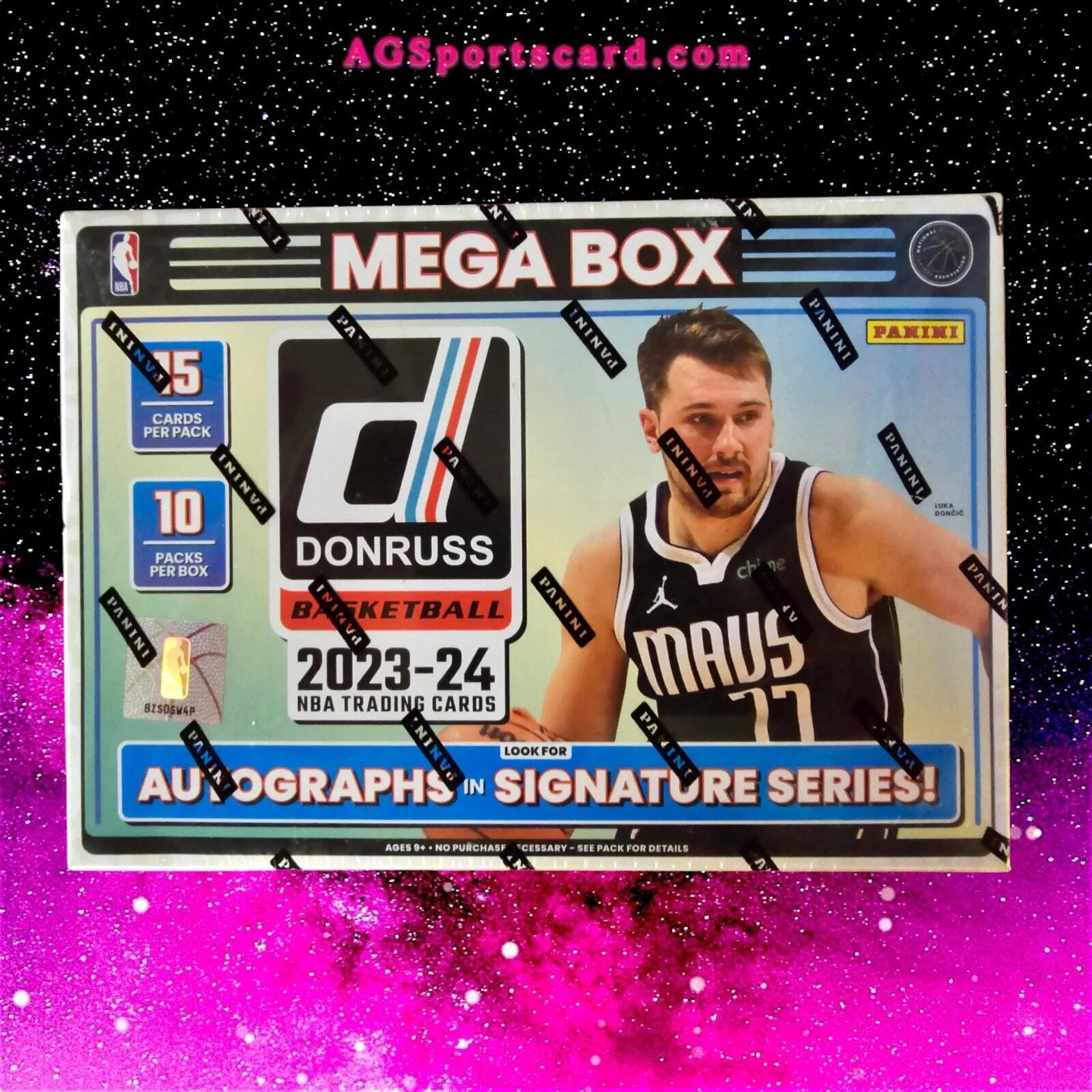 Panini 2023-24 Donruss Basketball Cards | NBA - Mega Box | Autographs