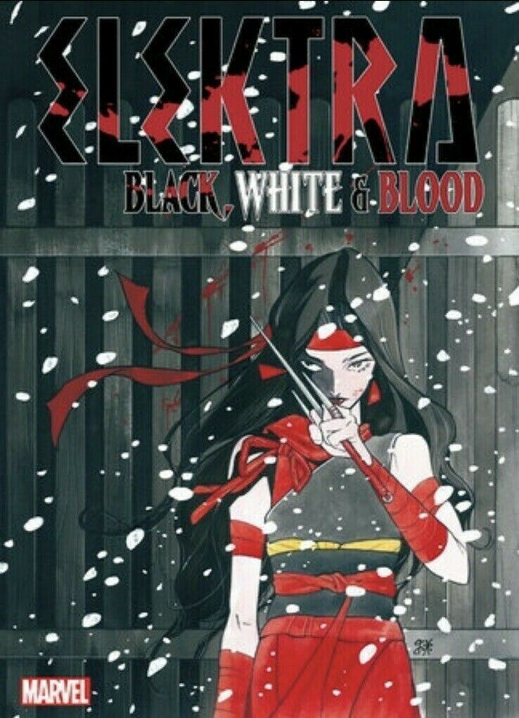 Elektra Black White & Blood #4 Momoko Variant Marvel Comic 1st Print 2022 NM