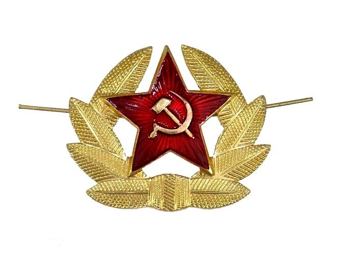  Russian Soviet Red Army Star Hat Pin Badge USSR KOKARDA 