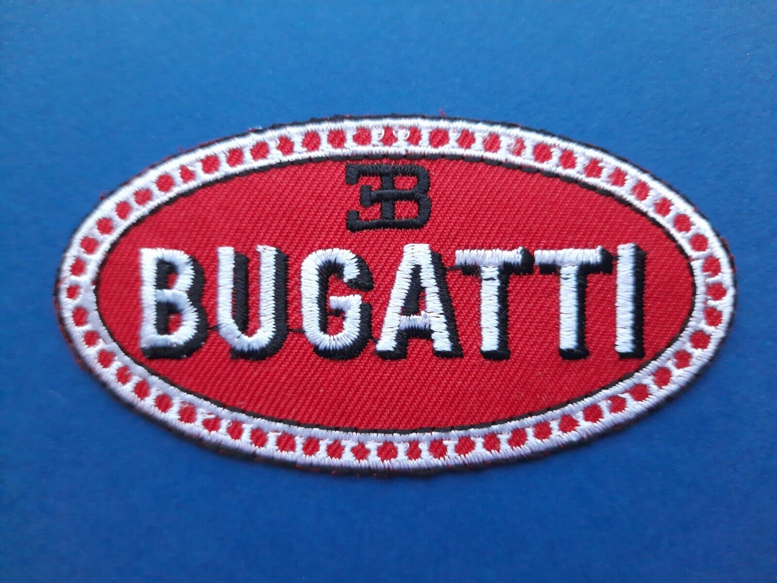 Motorsport Motor Racing Car Patch Sew / Iron On Badge:- Bugatti