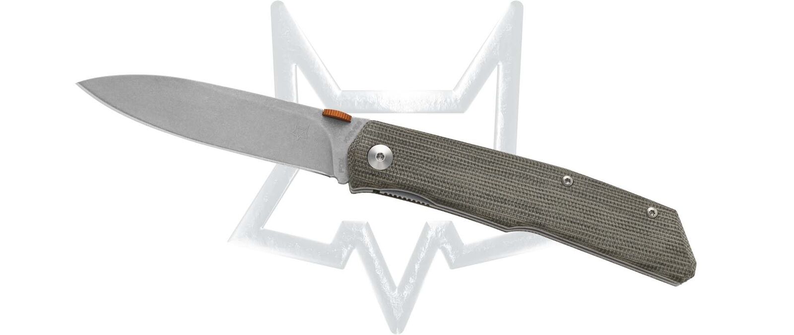 FOX KNIVES Sicilian Liner Lock FX-525 MI OD Green Micarta Stainless Pocket Knife