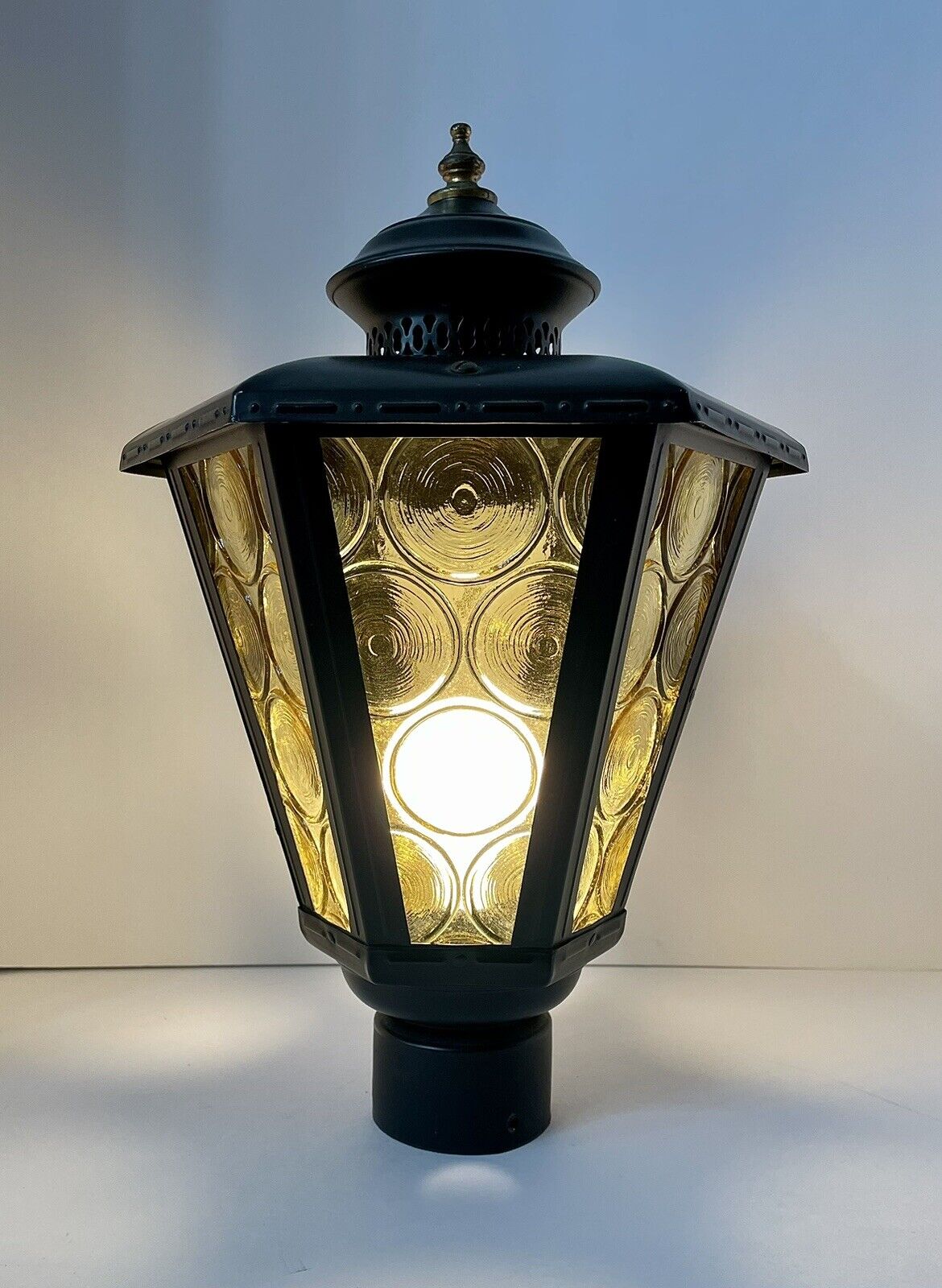 Vintage Original 1960s Mid Century Modern Outdoor Lamp Post Light Light Fixture