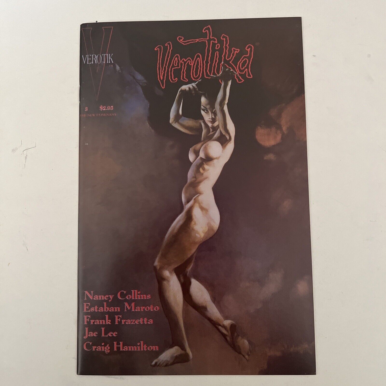 Verotik - Verotika #3 - Glenn Danzig -Horror Comic - F/VF Frank Frazetta Cover