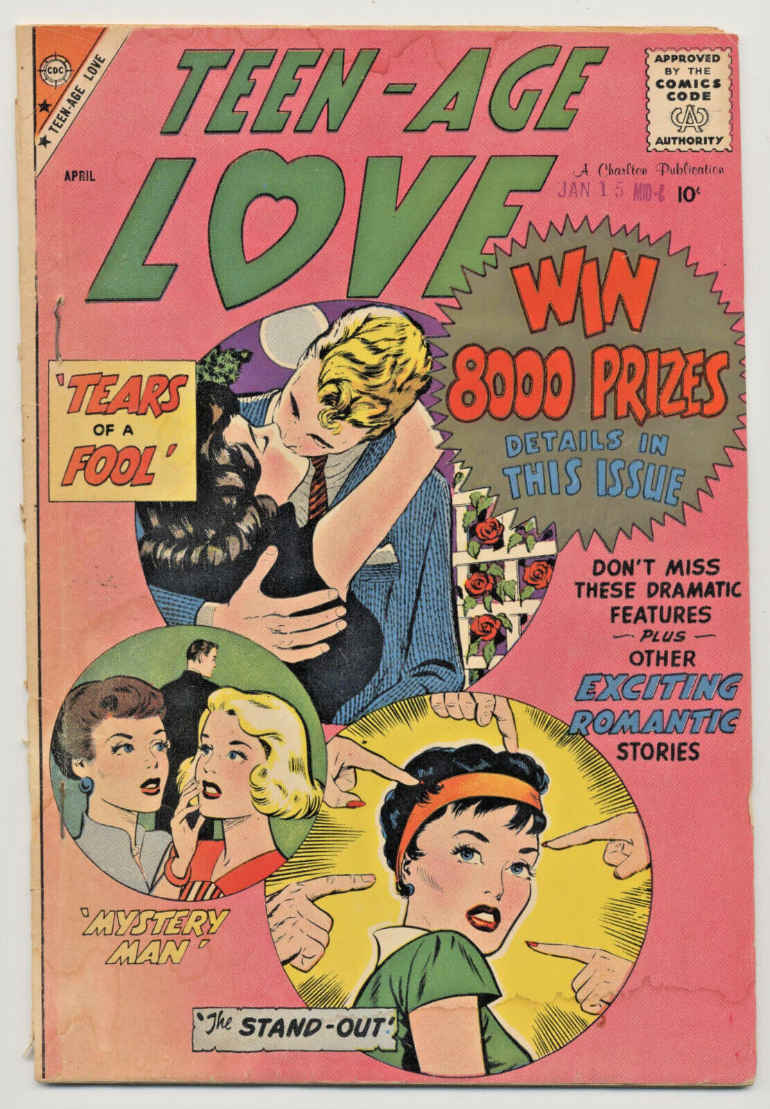 Teen-Age Love Vol. 2 No. 8 - April, 1959